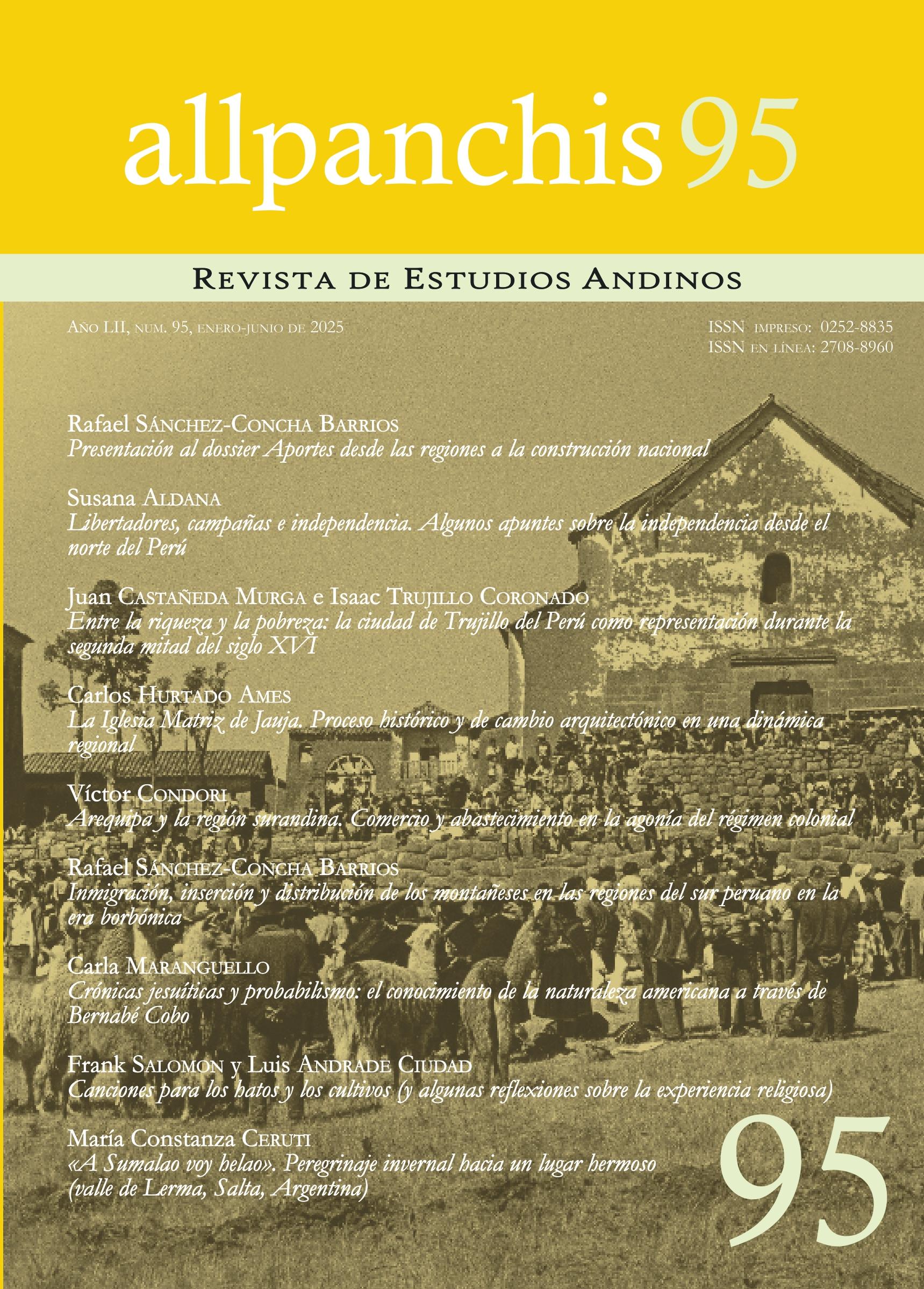 Ver Vol. 52 Núm. 95 (2025): Aportes desde las regiones a la construcción nacional
